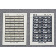 HOゲージ 2050 DD16ナンバーインレタ