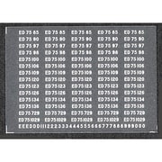 471 [Nゲージ ED75ナンバーインレタ1 シロ]
