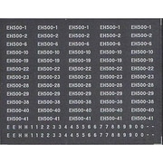 587 [Nゲージ EH500白ナンバーインレタ]