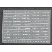 653 [Nゲージ 20系車番インレタ1]