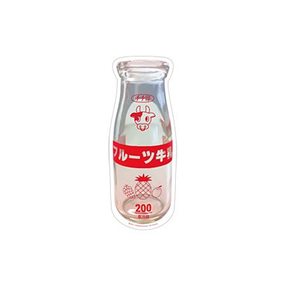 TRA-01 [防水ステッカー フルーツ牛乳瓶]