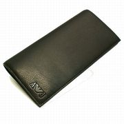 長財布 ARMANI JEANS 06V75/Q7 NERO CALF