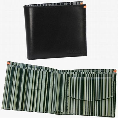 二つ折り財布 2663/W510 BLK/BK.MLT