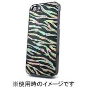 I5N06-13B068 [螺鈿・Zebra Pattern (Black) for iPhone 5 I5N06-13B068]
