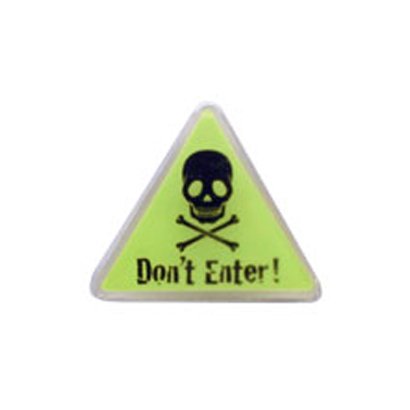 Don’t Enter！・グリーン 防犯ステッカー