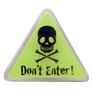 防犯ステッカー [Don’t Enter！・グリーン]