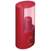 加湿器 ハイブリッド式(ヒーター加熱+超音波) 木造6畳まで プレハブ洋室10畳まで レッド UHM-350U-R