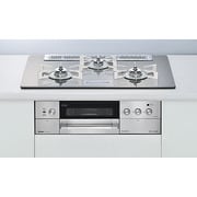 ビルトインガスコンロ 都市ガス用 AC100V電源タイプ DELICIA（デリシア） ガラストップ クリアグレージュ RHS71W15G7V-STW/13A