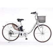 電動アシスト自転車 タスカルレディ 26型 外装6段変速 ホワイト TASKAL-L-L1-WH