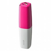 モバイルバッテリー2200mAh USB出力：1ポート 最大：0.8A ピンク MPC-RS2200PK