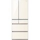 エコナビ/nanoe(ナノイー) 搭載冷蔵庫 (608L・フレンチドア） 6ドア シャンパンゴールド NR-F618XG-N