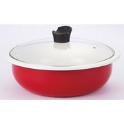 ホーロー卓上鍋 30cm レッド DHTA30RD