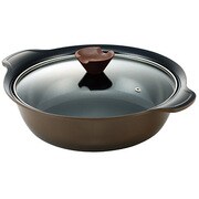 キャスト卓上鍋 27cm ブラウン DCTA27BR