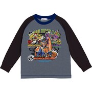 ガイム AR長T 2211228 チャコール110 [NEXTPETS！ 仮面ライダー鎧武 図鑑柄 杢チャコール×ブラック 110cm]