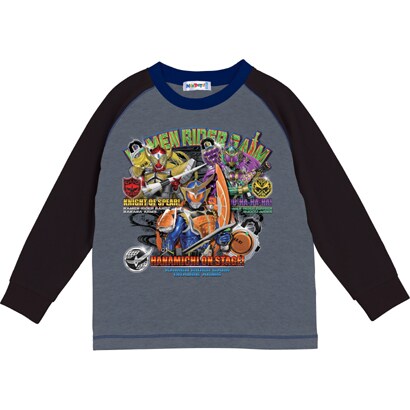 ガイム AR長T 2211228 チャコール120 [NEXTPETS！ 仮面ライダー鎧武 図鑑柄 杢チャコール×ブラック 120cm]