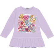 プリキュア AR長T 2223693 ラベンダー120 [NEXTPETS！ ドキドキプリキュア ラブハートコラージュ ラベンダー 120cm]