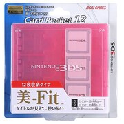 3DS カードポケット12 クリアピンク