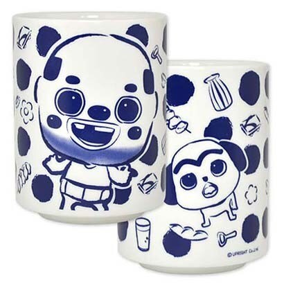 ちっちゃいおっさん 湯呑み 水玉模様 [ご当地キャラグッズ]