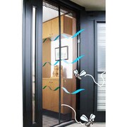 風が通る虫よけアミ戸 [ブラック]