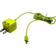 スマートフォン(microUSB)用 ミニACアダプタ グリーン RM-2480GR