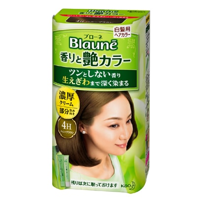ブローネ香りと艶カラークリーム 4H [濃厚クリーム 早染めタイプ ハニーブラウン]