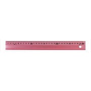 アルミ直尺 アル助 30cm ペールピンク 65416