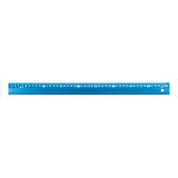アルミ直尺 アル助 45cm シャイニングブルー 65423