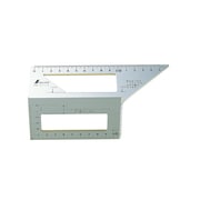 一発止型定規 アルミ 62113
