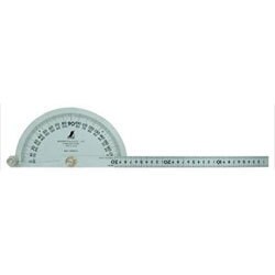 プロトラクター No.300 シルバー φ210 竿目盛30cm 62898