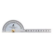 プロトラクター No.182 シルバー φ90 竿目盛10cm 針付 62901