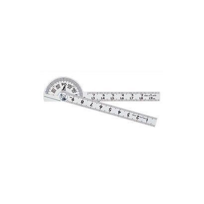 プロトラクター ミニ シルバー φ40 竿目盛10cm 62995