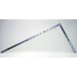 曲尺平ぴた シルバー 1尺5寸/50cm 併用目盛 10045