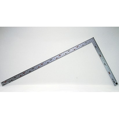 曲尺厚手広巾 シルバー 50cm/1尺6寸 併用目盛 5段目盛 10414