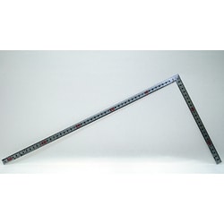 曲尺同厚 シルバー50cm/1尺5寸 併用目盛 名作 10638