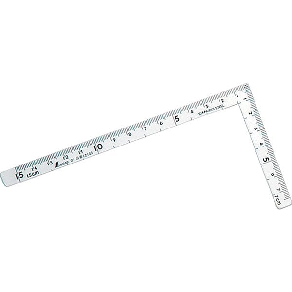 曲尺小型五寸法師ステン15×7.5cm 表裏同目 12103