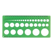 テンプレート TA-1E 円定規 エッジ付(中) 66002