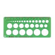 テンプレート TA-4E 円定規 エッジ付(小) 66003