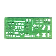 テンプレート TD-4 建築記号定規1/100・1/200 66010
