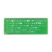 テンプレート TE-5 英数字記号定規 66013