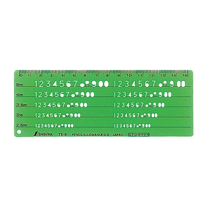 テンプレート TE-9 数字記号定規 66016