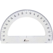 分度器 アクリル製 180° 15cm 半円 74918