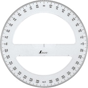 分度器 アクリル製 360° 15cm 全円 74926