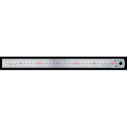 直尺 ステン 30cm 赤数字入 JIS 14028