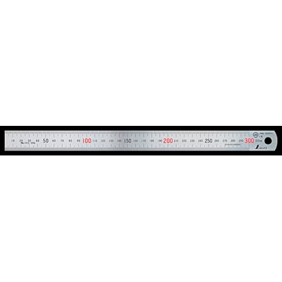 直尺 ステン 30cm 赤数字入 JIS 14028