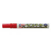 78415 [工事用 ペイントマーカー 中字 丸芯 赤]