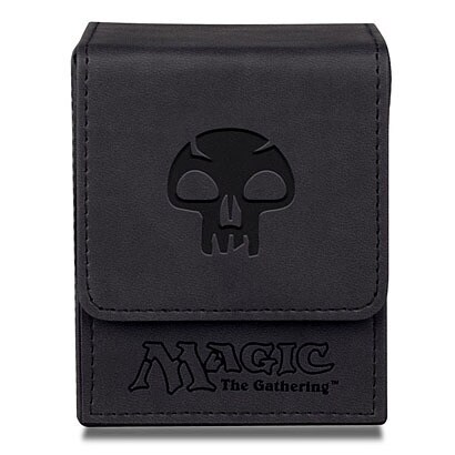 86108 ＭＴＧ公式サプライ つや消し新革風デッキボックス マナ ブラック