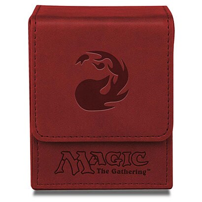 86109 ＭＴＧ公式サプライ つや消し新革風デッキボックス マナ レッド