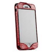 TFD01203AP [Wallet Slim （Croco Red） - iPhone5]