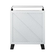 赤外線パネルヒーター タオルハンガー付 ブラック HL800BK