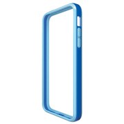 PS-A13HVB09 [iPhone 5c用 ハイブリッドバンパー ライトブルー×ディープブルー]